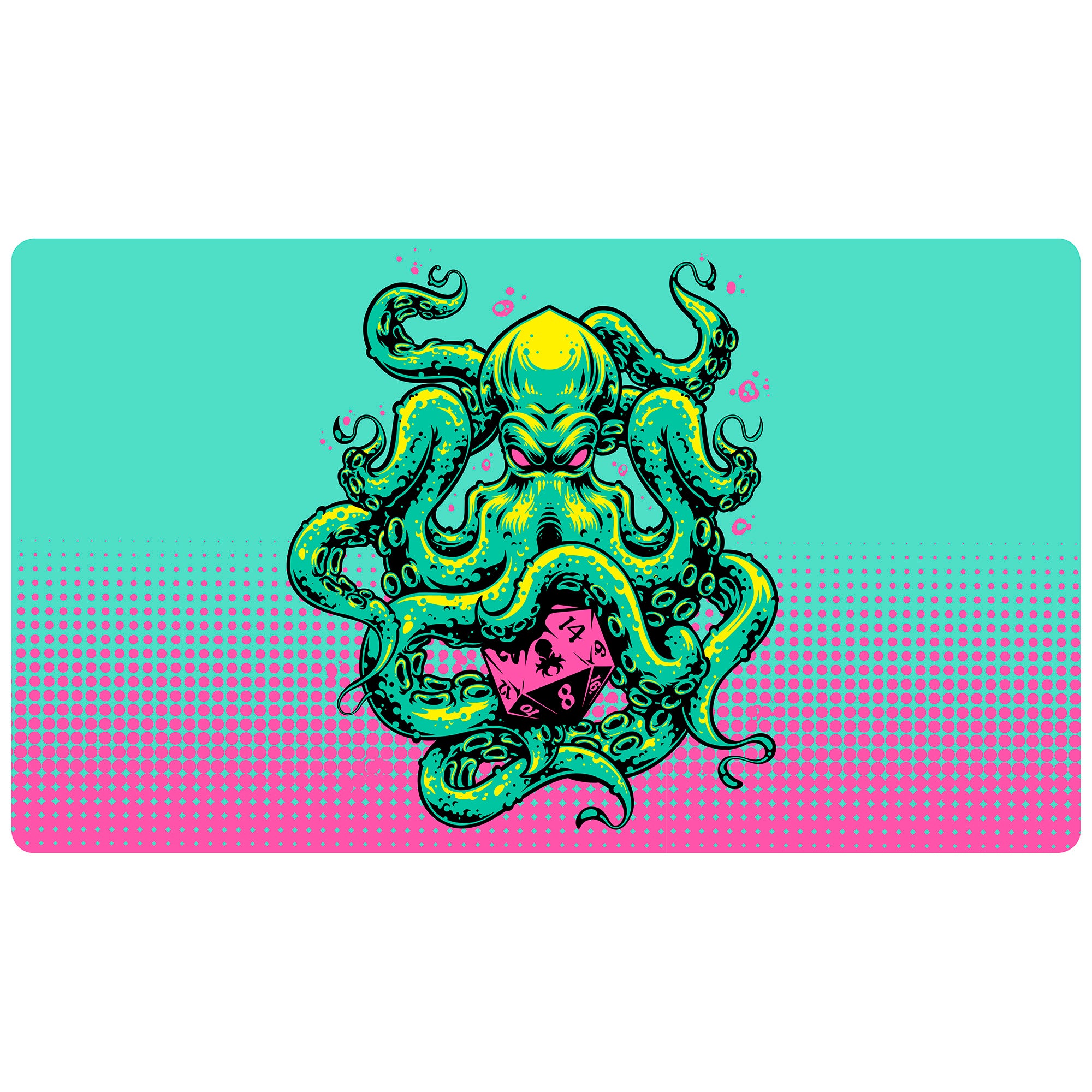 Kraken San Diego Teal & Pink Playmat